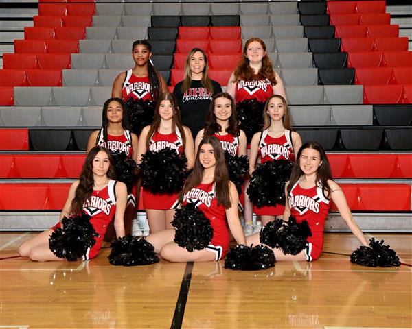 DHS Winter Cheerleading Team